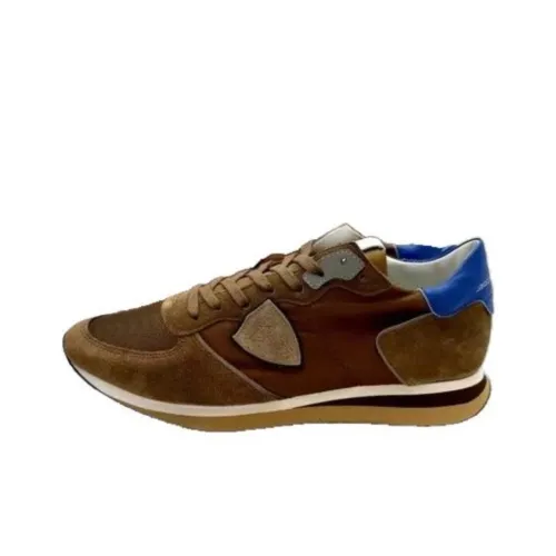 PHILIPPE MODEL Tropez Low Top Casual Shoes Men's Brown