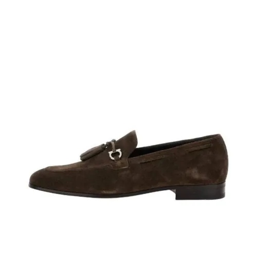 FERRAGAMO GANCINI Loafers Men's Umber