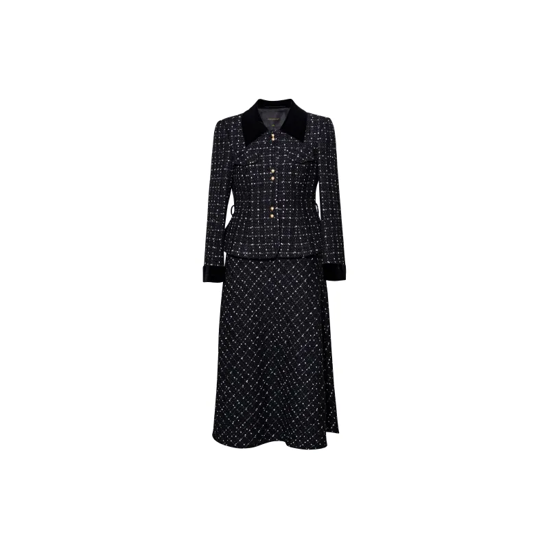 ROEYSHOUSE Skirt Set Women's Black-1