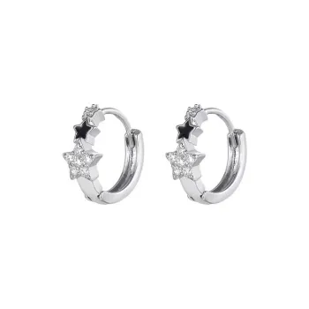 GUDUD S925 Silver Earrings Unisex