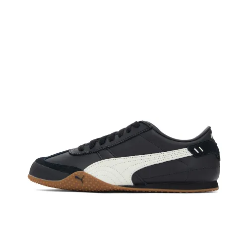 PUMA Slip Resistant Low Top Casual Shoes Unisex Black White