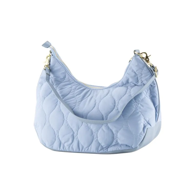 U.S. POLO ASSN. Nylon Shoulder Bag Large Size Women's Blue-1