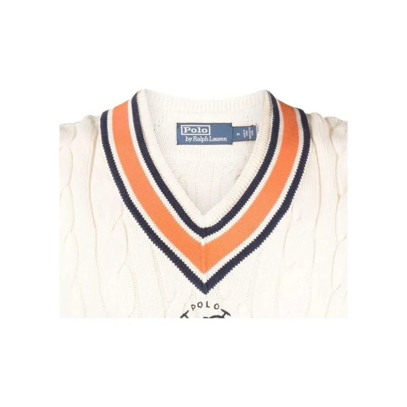 Polo Ralph Lauren SS23 Vest Men's Ivory-4