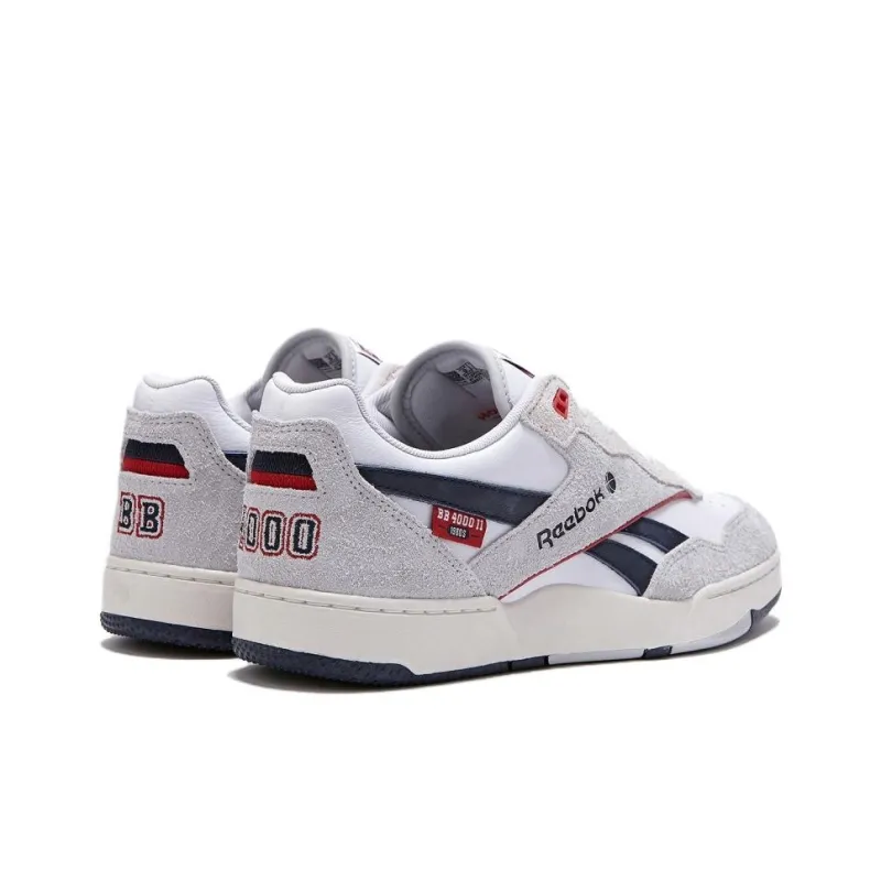 Reebok BB 4000 Anti Slip Wear Resistant Low Top Skateboard Shoes Unisex Gray-3