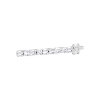 CELINE Le Soir Hair Slide In Strass And Brass With Rhodium Finish