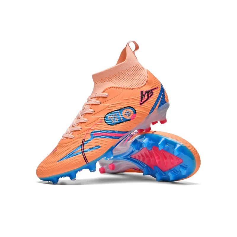 WEJIESS TF Rubber Broken Studs Soft Ground Firm Ground Anti-Slip Wear-Resistant Soccer Shoes Unisex-31