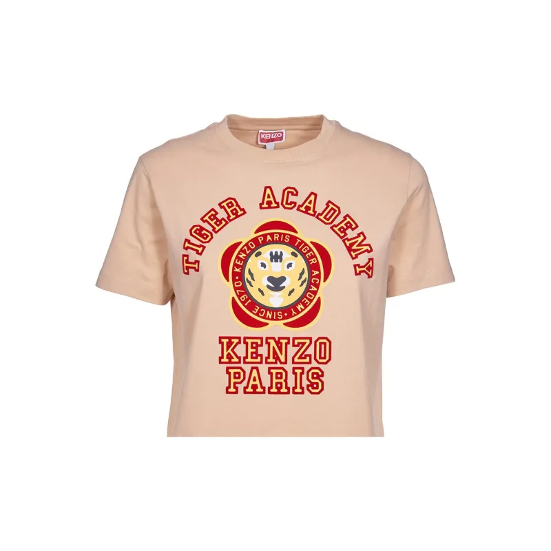 KENZO T-Shirts Women's Brown-3