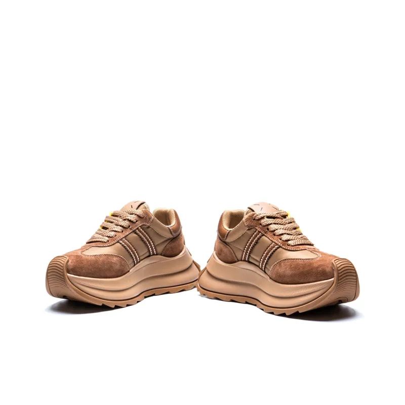 KUX Low-Top Casual Shoes Women's Brown-3