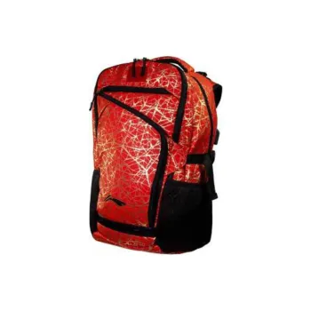 LiNing Polyester Backpack Unisex Red Black