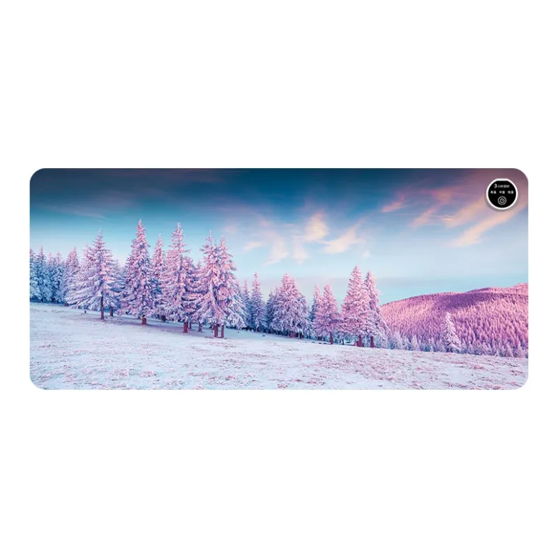 GULAN Extra Large Heating Desk Pad With Mouse Pad For Students Dormitory Office Writing Mouse Pads-5