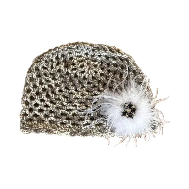MUSTKOO Knitted Fabric Beanie Women's-7