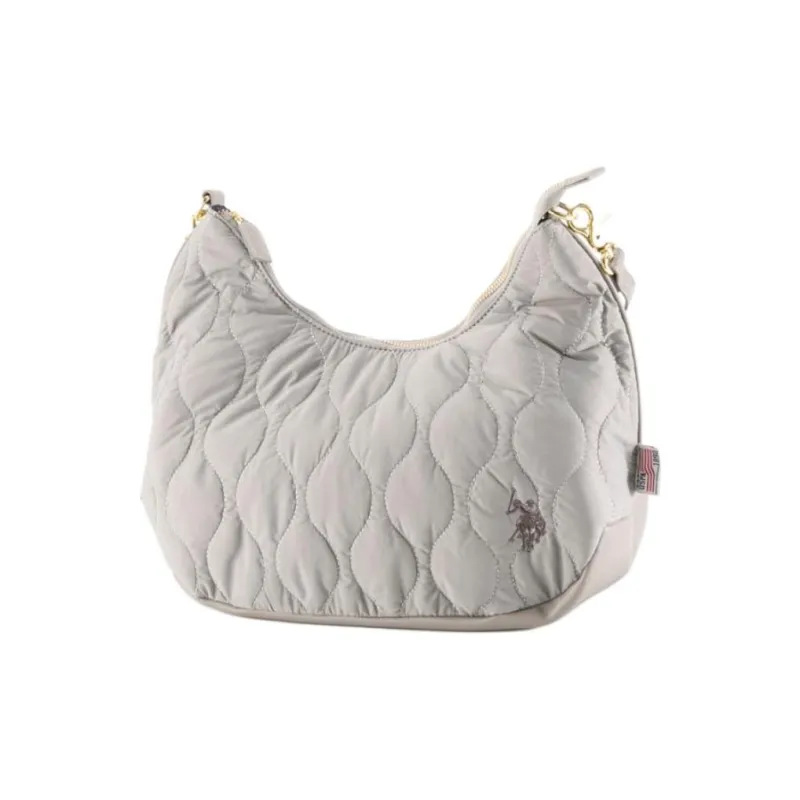 U.S. POLO ASSN. Nylon Shoulder Bag Large Size Women's Gray-0