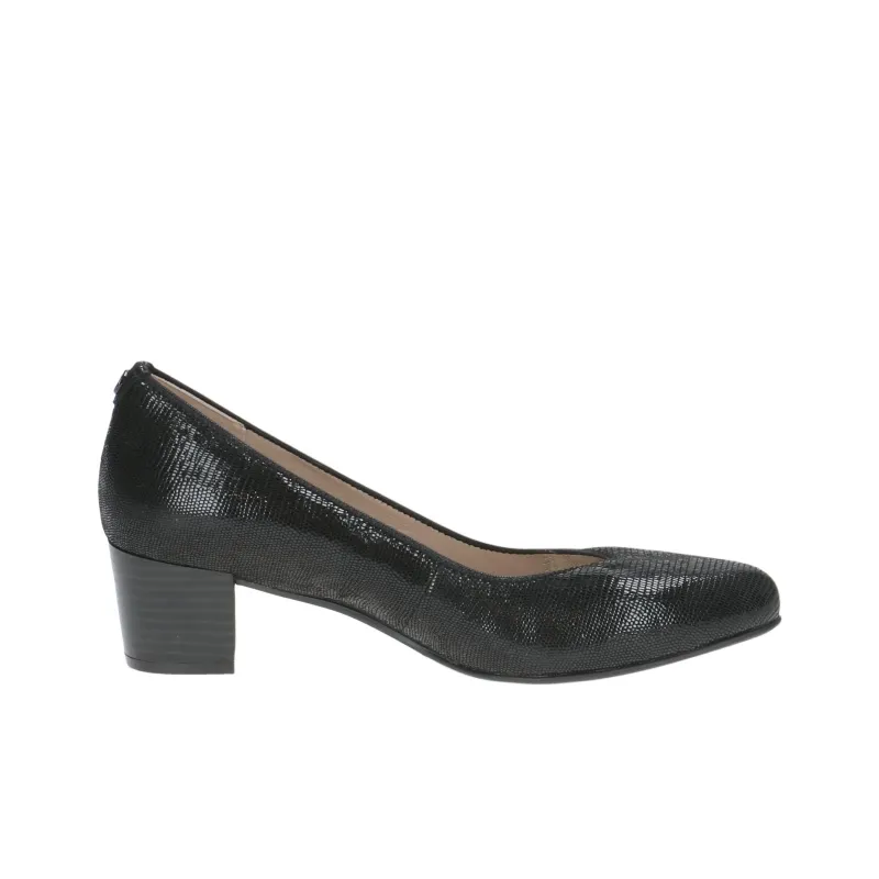CAPRICE Tatiana Chunky Heel High Heels 4.8cm Women's Black-1