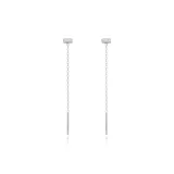 S999 Fine Silver "One-Piece" Earring