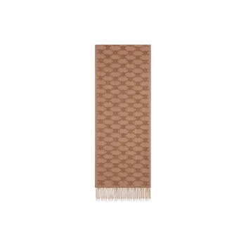 CELINE Scarf In Monogram Cashmere