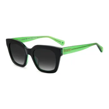 Kate Spade Acetate Square Sunglasses Women's Black Green
