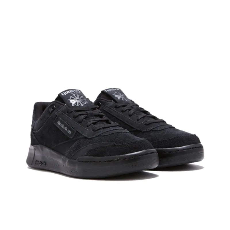 Reebok Club C Anti Slip Wear Resistant Low Top Skateboard Shoes Unisex Black-2