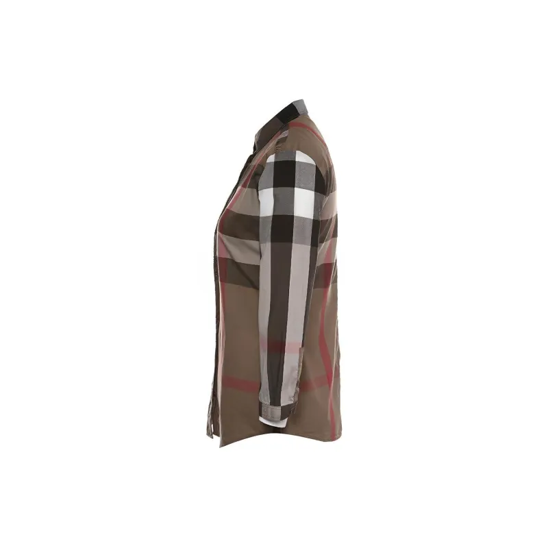 Burberry Shirt Men's Dark Brown-2