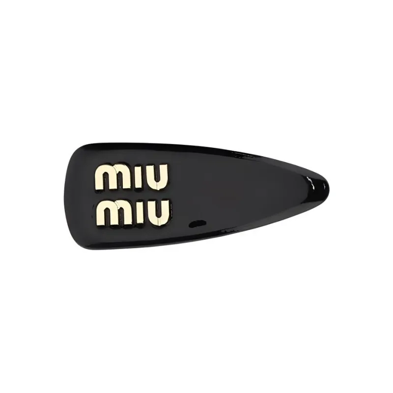 MIU MIU Hair Clips Women's Black-1