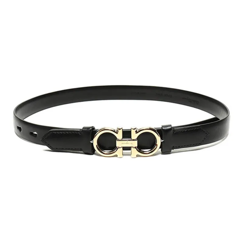 Ferragamo Gancini buckle Leather Belt-0