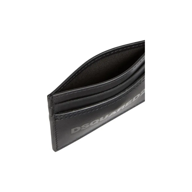 DSQUARED 2 Logo print Card Holder-3