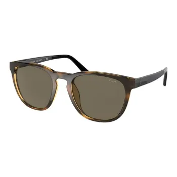 Ralph Lauren Acetate Irregular Shape Sunglasses Men's Tortoiseshell