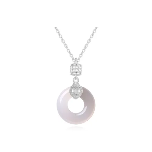 CHINA GOLD Chalcedony Necklaces Women's