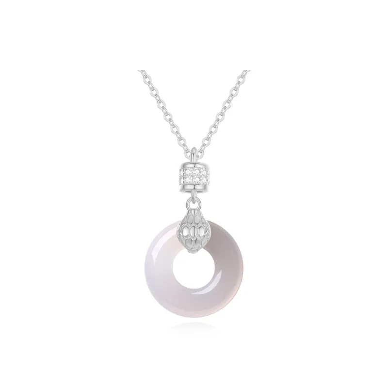 CHINA GOLD Chalcedony Necklaces Women's-0