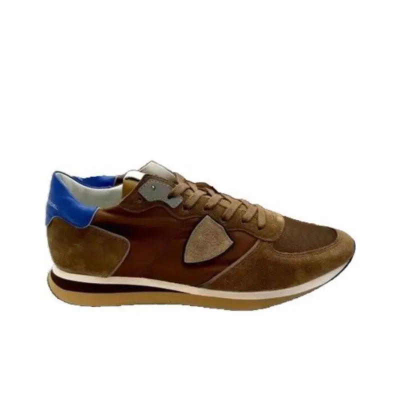 PHILIPPE MODEL Tropez Low Top Casual Shoes Men's Brown-1