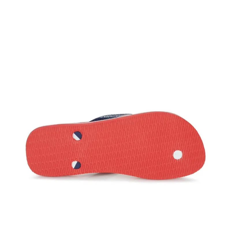 Havaianas Brasil Mi Slip Resistant Quick Dry Flip Flops Unisex Red Blue-5