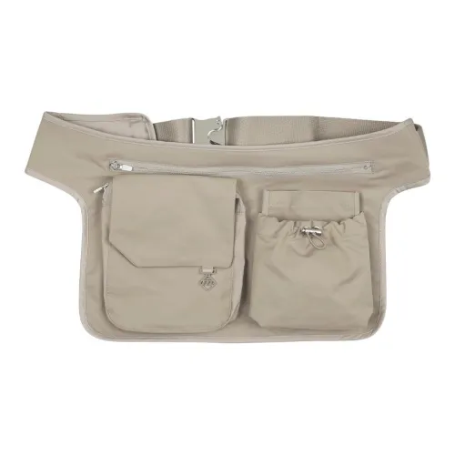 MONDAY FLOW Polyethylene Fanny Pack Women's Beige