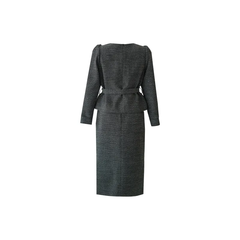 ROEYSHOUSE Skirt Set Women's Dark Gray-2