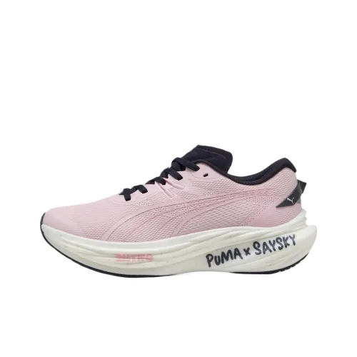 SAYSKY x PUMA Lightweight Low Top Casual Shoes Women's Pink