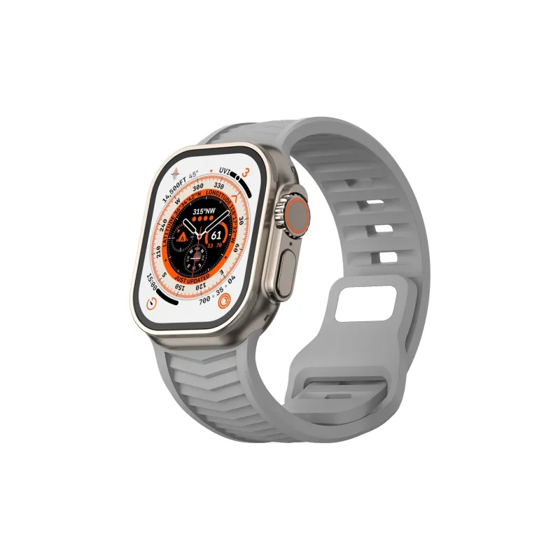 MSSM Watch Band Apple Compatibility 44mm Silicone Material-4