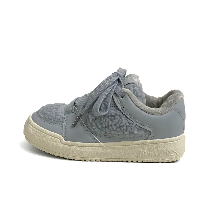 Than Than Me Warm Slip-Resistant Height Increasing Low-Top Skateboard Shoes Women's-4