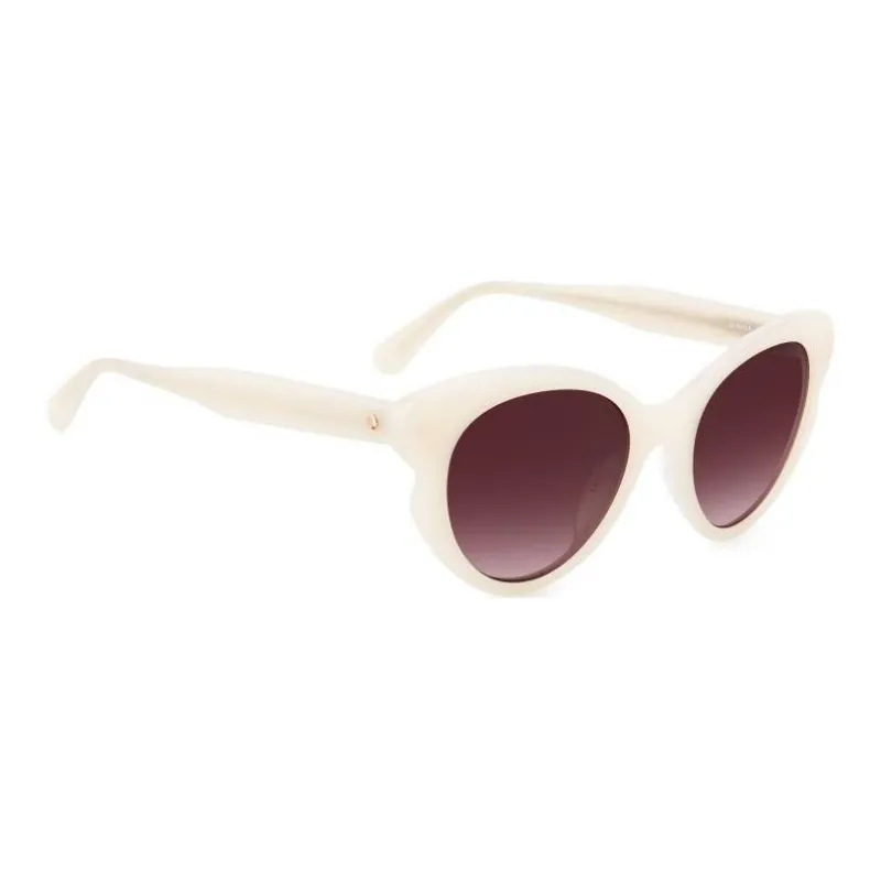 Kate Spade Acetate Oval Sunglasses Women's Ecru-1