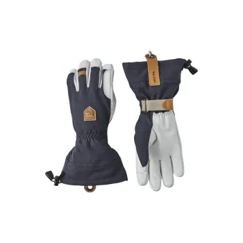 HESTRA Leather Sports Gloves Men's Marine Blue