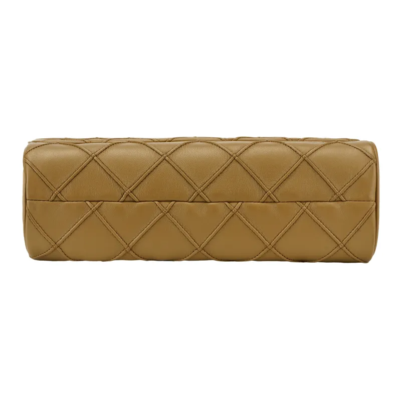 TORY BURCH Fleming Nappa Leather With Suede Trim Crossbody Bag Shoulder Bag Women's Gravel Brown-3