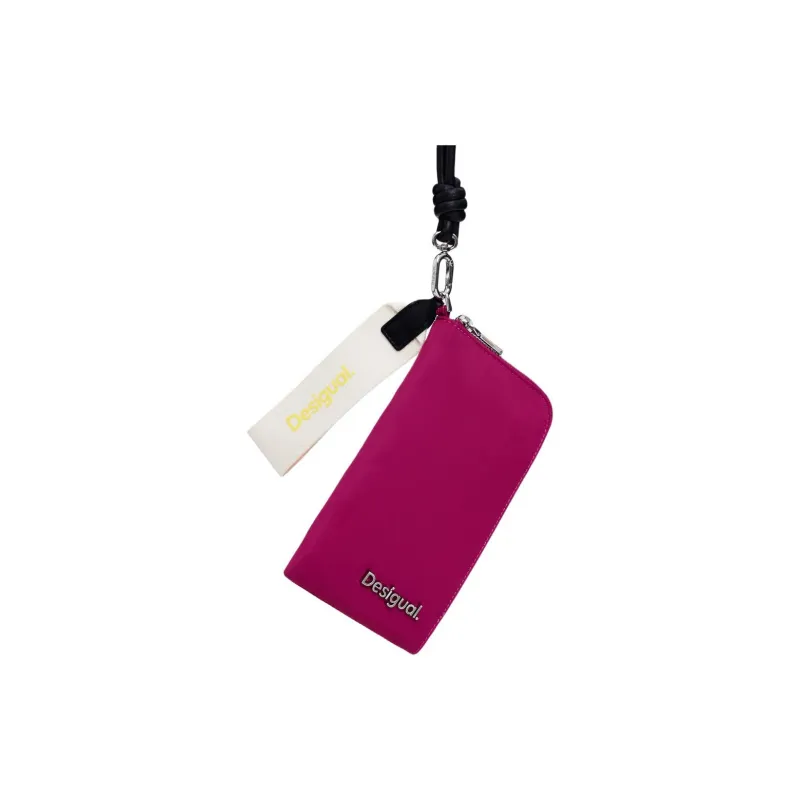 Desigual Polyamide Wallet Small Size Women's Rose Purple-3