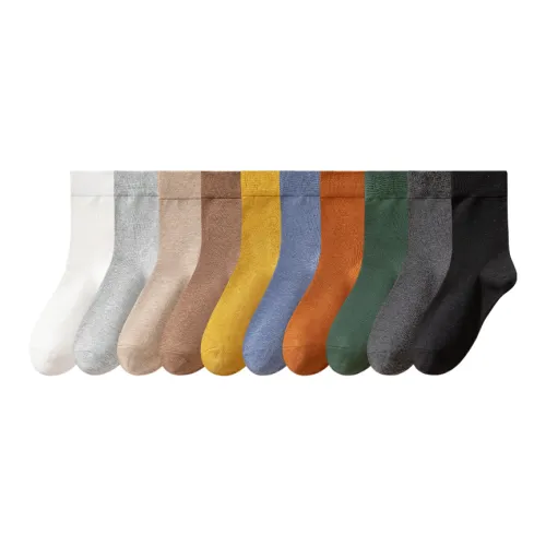 Lan Miao Mid Calf Socks Women's 10 Pack