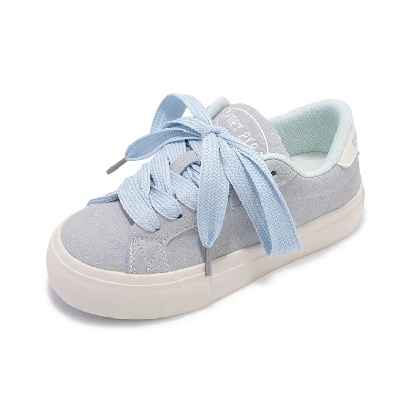 SNXR Slip-Resistant Cushioning Wear-Resistant Height Increasing Low-Top Skateboard Shoes Women's Glacier Blue-2