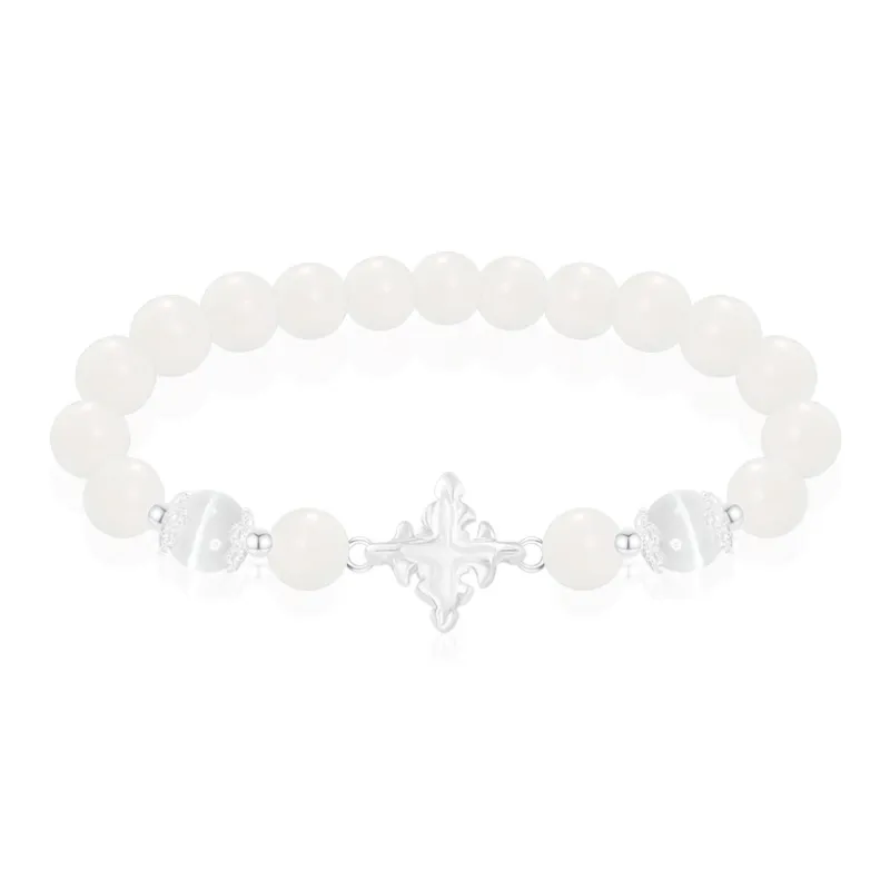 Thuban Ark White Jade Bodhi Bracelets Unisex-0