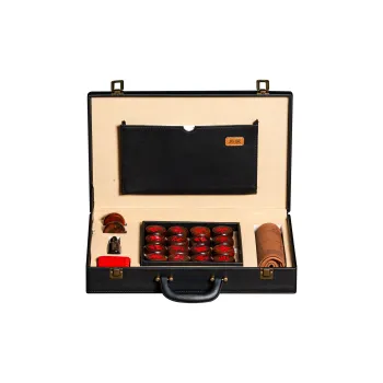 NIANQINGREN Chinese Chess Solid Wood Redwood Large Size Siamese Rosewood Set Board Games