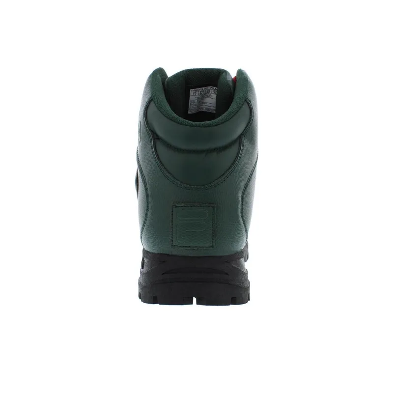 FILA Anti Slip Wear Resistant High Top Outdoor Shoes Men's Green-2