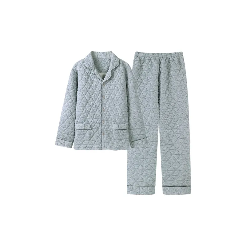 MIIOW Trend Party Series Pajama Set Women's Light Blue-0