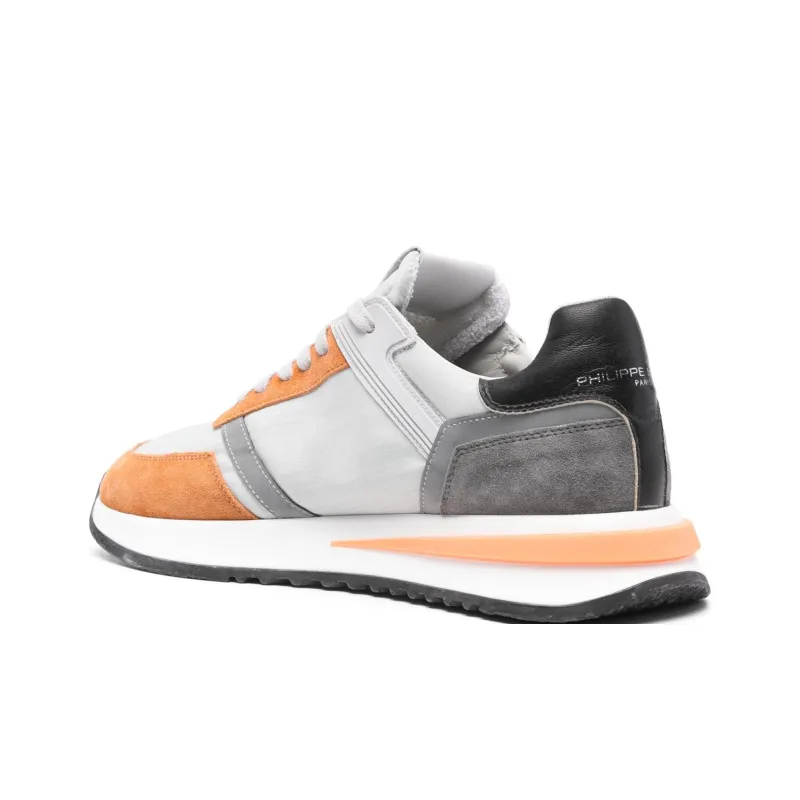PHILIPPE MODEL Tropez 2.1 Abrasion Resistant Low Top Casual Shoes Men's Taupe-3