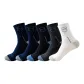 5 Pack (White+Navy Blue+2 Dark Gray+Black)