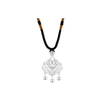 CHINA GOLD Sterling Silver 990 Necklaces Women's