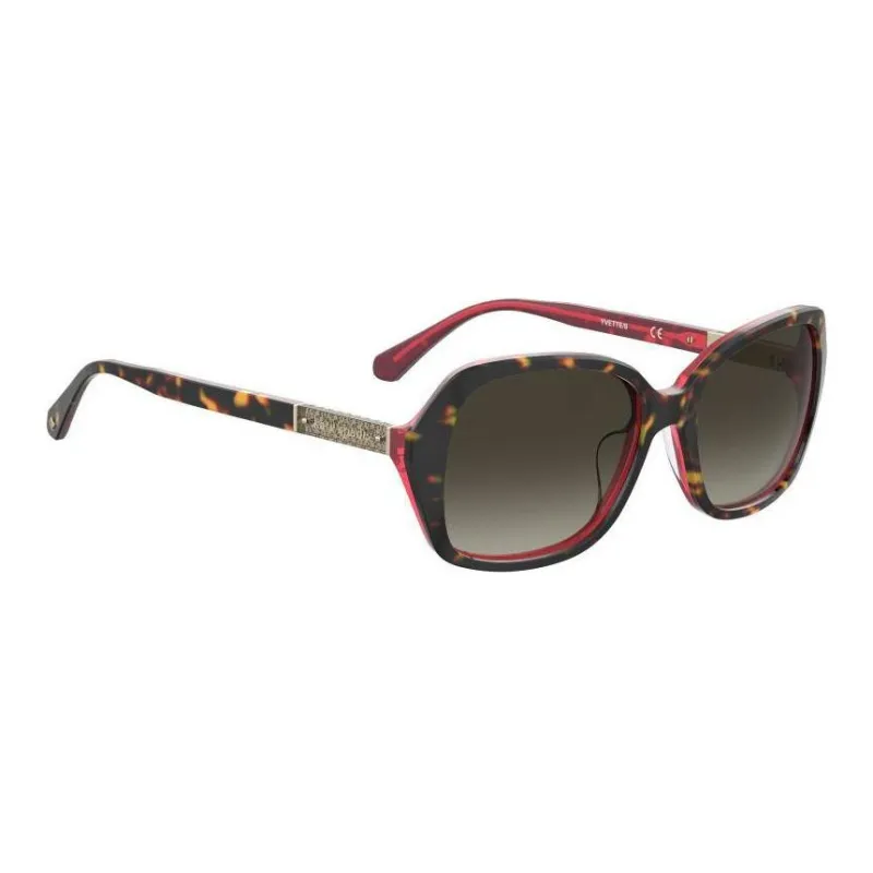 Kate Spade Acetate Butterfly Sunglasses Women's Red/Brown-2