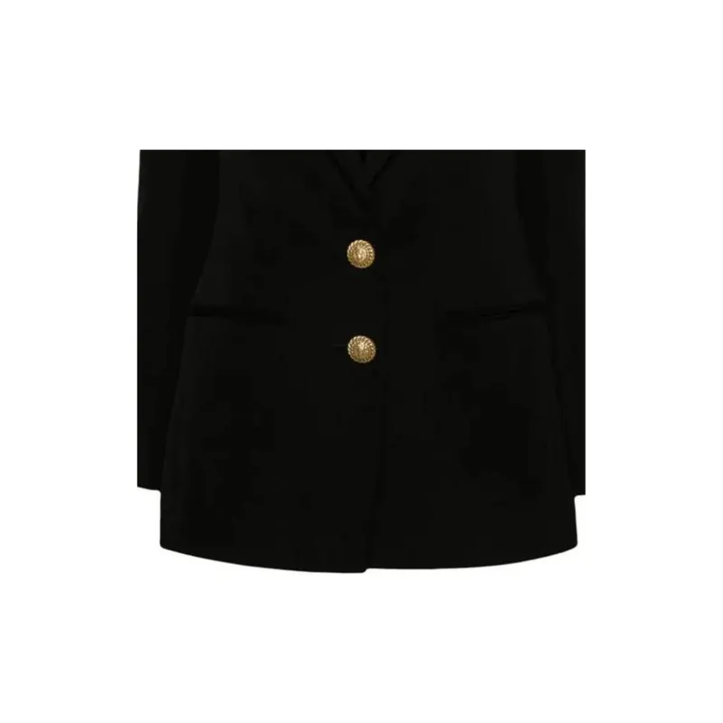 BALMAIN Single breasted Virgin Wool Blazer-5